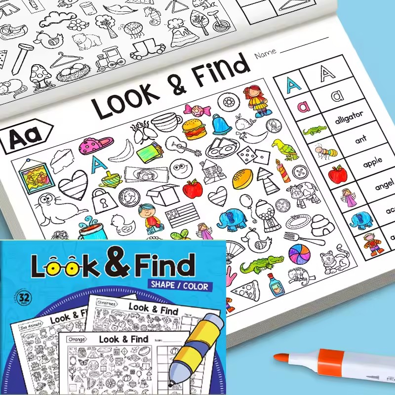 Kids Education Activities - ابحث عن وكتاب تلوين للأطفال الصغار