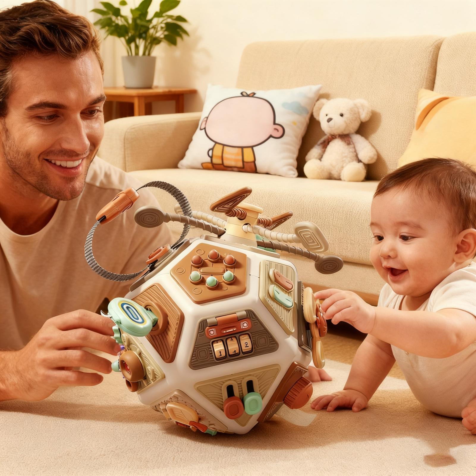 مكعب النشاط الحسي للأطفال الصغ - مراجعة Kids Education Activities وسعره