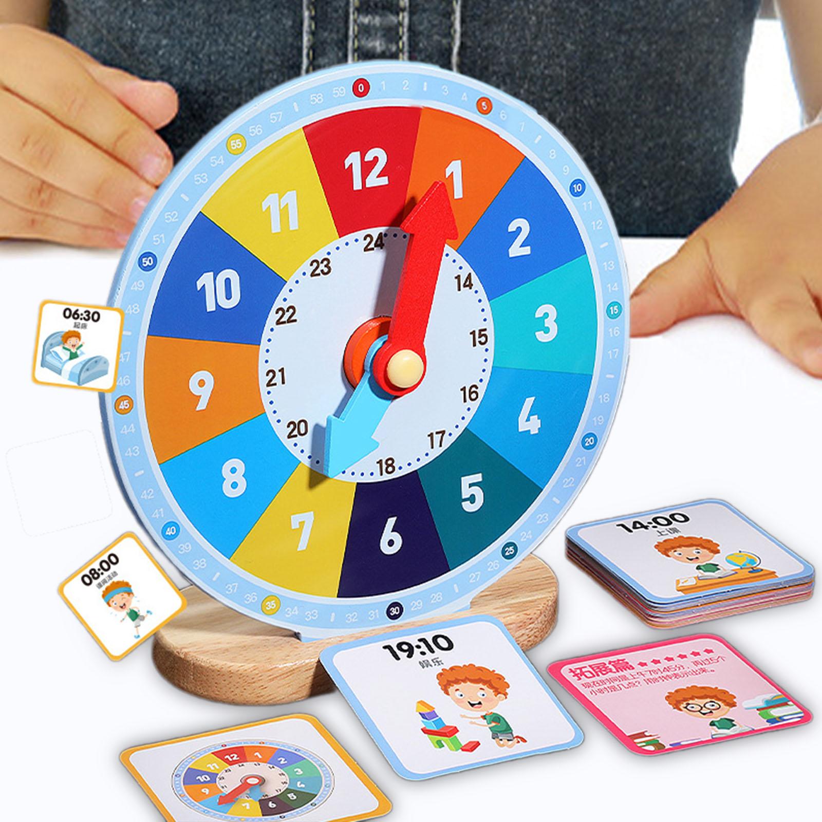ساعة تعليمية خشبية للأطفال، لع - مراجعة Kids Education Number وسعره