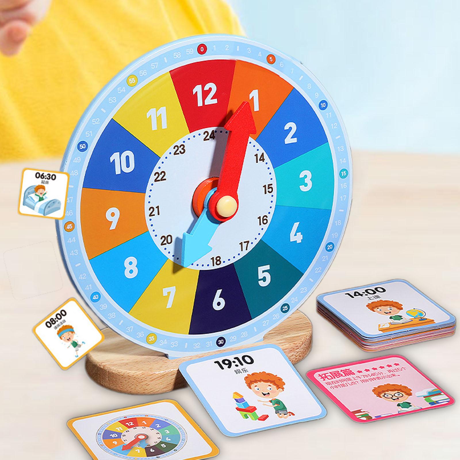 ساعة تعليمية خشبية للأطفال، لع - مراجعة Kids Education Number وسعره