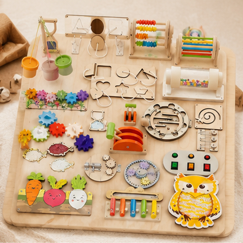 ملحقات لوحة مونتيسوري التعليمي - مراجعة Kids Education Activities وسعره